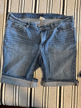 Classic Light Blue Denim Shorts